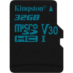 Карта памяти Kingston 32GB microSDHC class 10 UHS-I U3 Canvas Go (SDCG2/32GBSP) ― 