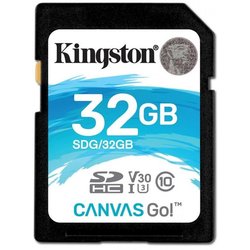 Карта памяти Kingston 32GB SDHC class 10 UHS-I U3 Canvas Go (SDG/32GB) ― 