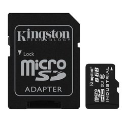 Карта памяти Kingston 8GB microSD class 10 UHS-I Industrial (SDCIT/8GB) ― 