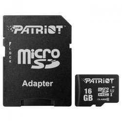 Карта памяти Patriot 16GB microSD class10 UHS-I (PSF16GMCSDHC10) ― 
