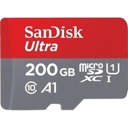Карта памяти SANDISK 200GB micro-SDXC class 10 UHS-I Ultra (SDSQUAR-200G-GN6MA)