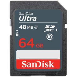 Карта памяти SANDISK 64GB SDXC class 10 UHS-I Ultra (SDSDUNB-064G-GN3IN) ― 