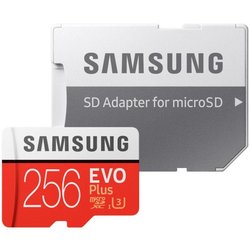 Карта памяти Samsung 256GB microSDXC class 10 UHS-I U3 Evo Plus (MB-MC256GA/RU) ― 