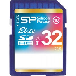 Карта памяти Silicon Power 32Gb SDHC class 10 (SP032GBSDHAU1V10) ― 