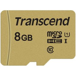 Карта памяти Transcend 8GB microSDHC class 10 UHS-I U1 (TS8GUSD500S) ― 