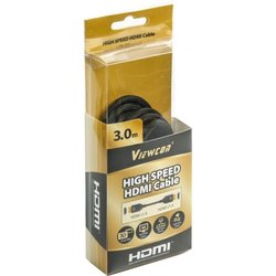 Кабель мультимедийный HDMI to HDMI 3.0m Viewcon (VC-HDMI-509-3m)