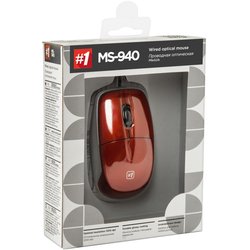 Мышка Defender Optimum MS-940 USB red (52941)
