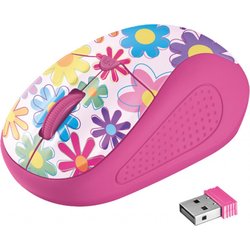 Мышка Trust Primo Wireless Mouse - pink flowers (21481) ― 