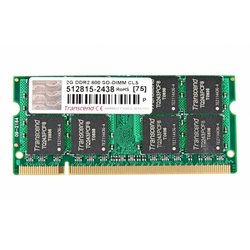Модуль памяти для ноутбука SoDIMM DDR2 2GB 800 MHz Transcend (JM800QSU-2G) ― 