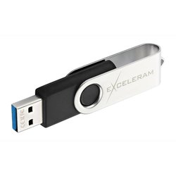 USB флеш накопитель eXceleram 16GB P1 Series Silver/Black USB 3.1 Gen 1 (EXP1U3SIB16)