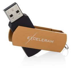 USB флеш накопитель eXceleram 16GB P2 Series Brown/Black USB 2.0 (EXP2U2BRB16)