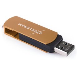 USB флеш накопитель eXceleram 16GB P2 Series Brown/Black USB 2.0 (EXP2U2BRB16)
