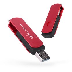 USB флеш накопитель eXceleram 16GB P2 Series Red/Black USB 2.0 (EXP2U2REB16) ― 