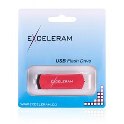USB флеш накопитель eXceleram 16GB P2 Series Red/Black USB 2.0 (EXP2U2REB16)