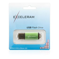 USB флеш накопитель eXceleram 32GB A3 Series Green USB 2.0 (EXA3U2GR32)
