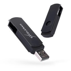 USB флеш накопитель eXceleram 8GB P2 Series Black/Black USB 2.0 (EXP2U2BB08) ― 