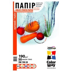 Бумага ColorWay A4 (ПМ190-50) (PM190050A4)