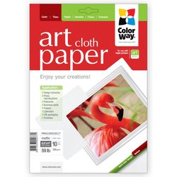 Бумага ColorWay Letter (216x279mm) ART, matte, cloth (PMA220010CLT)