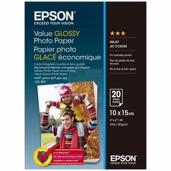 Бумага EPSON 10х15 Value Glossy Photo (C13S400037) ― 