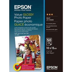 Бумага EPSON 10х15 Value Glossy Photo (C13S400038) ― 
