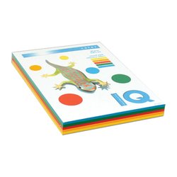 Бумага А4 IQ color, intensive SET 5х50 sheets Mondi (A4.80.IQ.RB02.250)