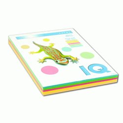 Бумага А4 IQ color, pale SET 5х50 sheets Mondi (A4.80.IQ.RB01.250)