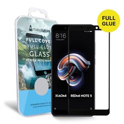 Стекло защитное MakeFuture для Xiaomi Redmi Note 5 Black Full Cover Full Glue (MGFCFG-XRN5B)