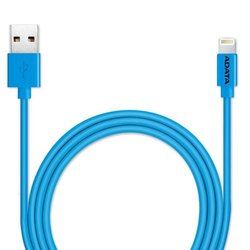 Дата кабель USB 2.0 – Lightning 1.0m Blue ADATA (AMFIPL-100CM-CBL)