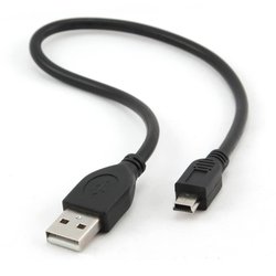 Дата кабель USB 2.0 AM to Mini 5P 0.3m Cablexpert (CCP-USB2-AM5P-1) ― 