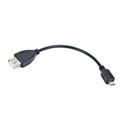 Дата кабель USB 2.0 Micro 5P to AF OTG 0.1m Cablexpert (A-OTG-AFBM-001) ― 