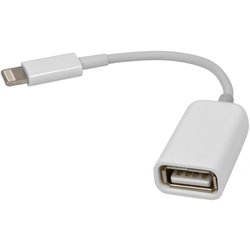 Дата кабель APL-OTG Lighting(M)—USB(F), 8см, blister Defender (87657) ― 