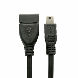 Дата кабель USB 2.0 Mini 5P to AF OTG 0.1m EXTRADIGITAL (DV00DV4067)