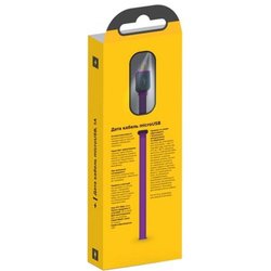 Дата кабель USB 2.0 AM to Micro 5P 1.0m Color Purple Florence (FDC-M1-2P)