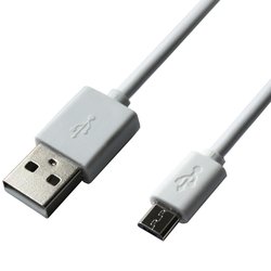 Дата кабель USB 2.0 AM to Micro 5P 1.5m White Grand-X (PM015WS) ― 