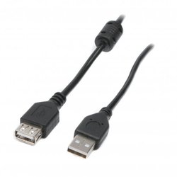 Дата кабель USB 2.0 AM/AF 1.0m Maxxter (UF-AMAF-1M) ― 