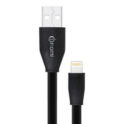 Дата кабель USB 2.0 AM to Lightning 1.5m DCF 15i Black Nomi (316199)