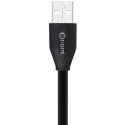 Дата кабель USB 2.0 AM to Lightning 1.5m DCF 15i Black Nomi (316199)