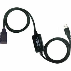 Дата кабель подовжувач активний USB2.0 AM/AF Viewcon (VV 043-15м.) ― 