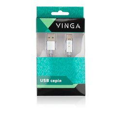 Дата кабель USB 2.0 Type-C to AM 1.0m Vinga (Magnetic Type-C)