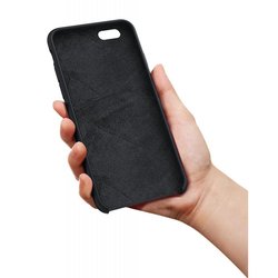 Чехол для моб. телефона Laudtec для iPhone 6/6s Plus liquid case (black) (LT-I6PLC)