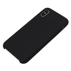 Чехол для моб. телефона Laudtec для iPhone X liquid case (black) (LT-IXLC)