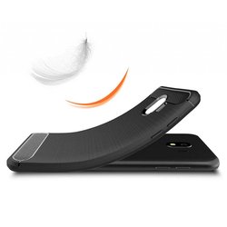 Чехол для моб. телефона Laudtec для Samsung J4/J400 Carbon Fiber (Black) (LT-J400F)