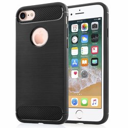 Чехол для моб. телефона для Apple iPhone 7 Carbon Fiber (Black) Laudtec (LT-AI7B) ― 