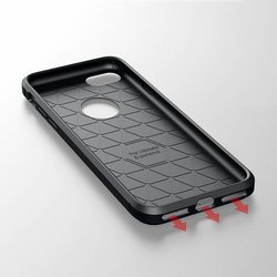 Чехол для моб. телефона для Apple iPhone 8 Carbon Fiber (Black) Laudtec (LT-AI8B)