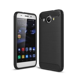 Чехол для моб. телефона для Huawei Y3 2017 Carbon Fiber (Black) Laudtec (LT-HY32017B) ― 