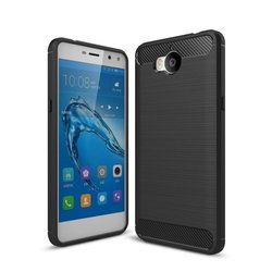Чехол для моб. телефона для Huawei Y5 2017 Carbon Fiber (Black) Laudtec (LT-HY52017B) ― 