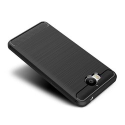 Чехол для моб. телефона для Huawei Y5 2017 Carbon Fiber (Black) Laudtec (LT-HY52017B)