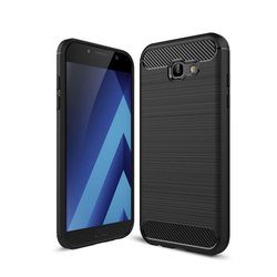 Чехол для моб. телефона для SAMSUNG Galaxy A7 2017 Carbon Fiber (Black) Laudtec (LT-A72017B) ― 