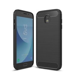Чехол для моб. телефона для SAMSUNG Galaxy J3 2017 Carbon Fiber (Black) Laudtec (LT-J32017B) ― 