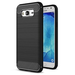 Чехол для моб. телефона для SAMSUNG Galaxy J7 2016 Carbon Fiber (Black) Laudtec (LT-J72016B) ― 